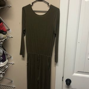 Olive Green Pants Romper